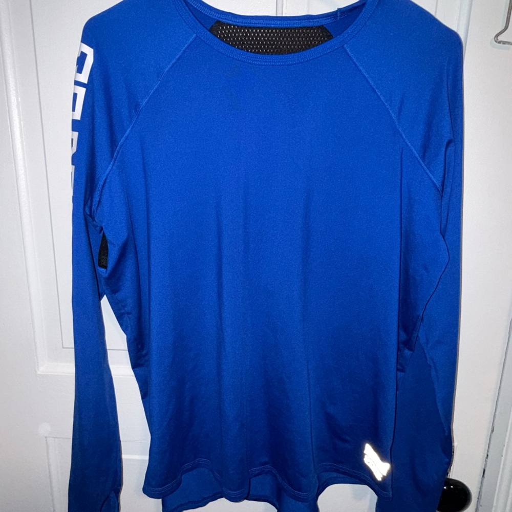 Victoria's Secret PINK Royal Blue Active Tank with Black Trim